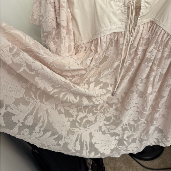 NWT Free People Sunrise to Sunset Top in Champagne Dreams, size L - Picture 5 of 8